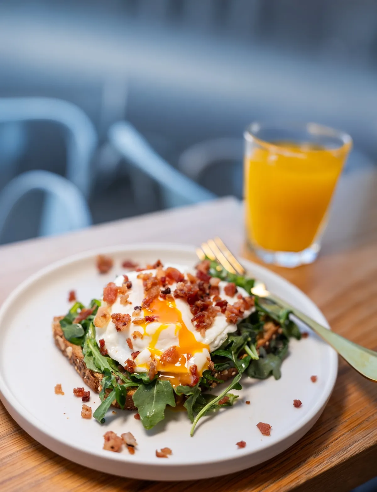 Avocado toast from +Bake Cafe